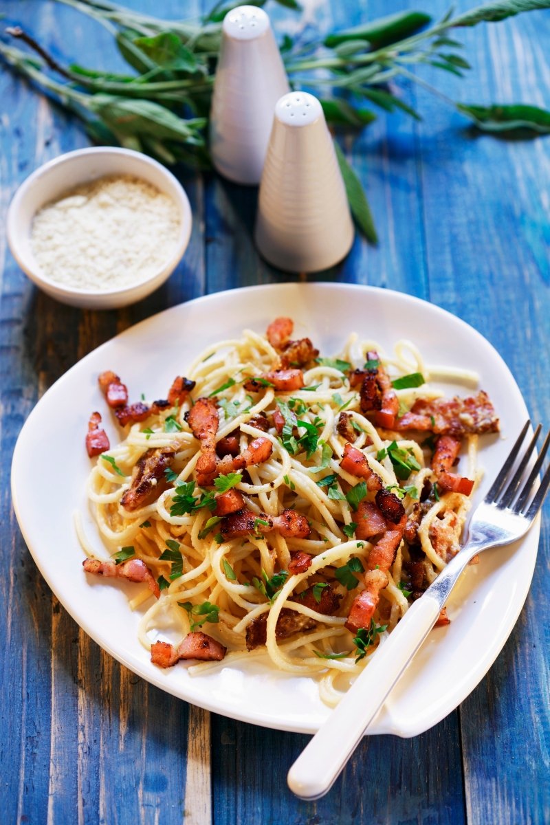 Pasta Carbonara - Heartstone Farm