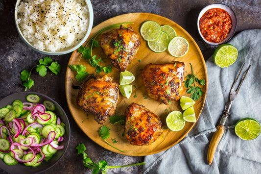 Sesame-Ginger Chicken Thighs - Heartstone Farm