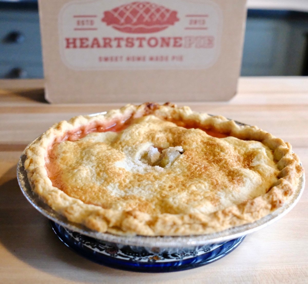 Traditional Strawberry - Rhubarb Pie - Heartstone Farm