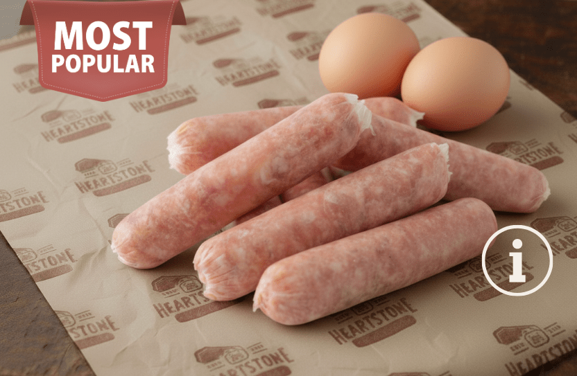 BREAKFAST SAUSAGE LINKS 1 Lb - Heartstone Farm