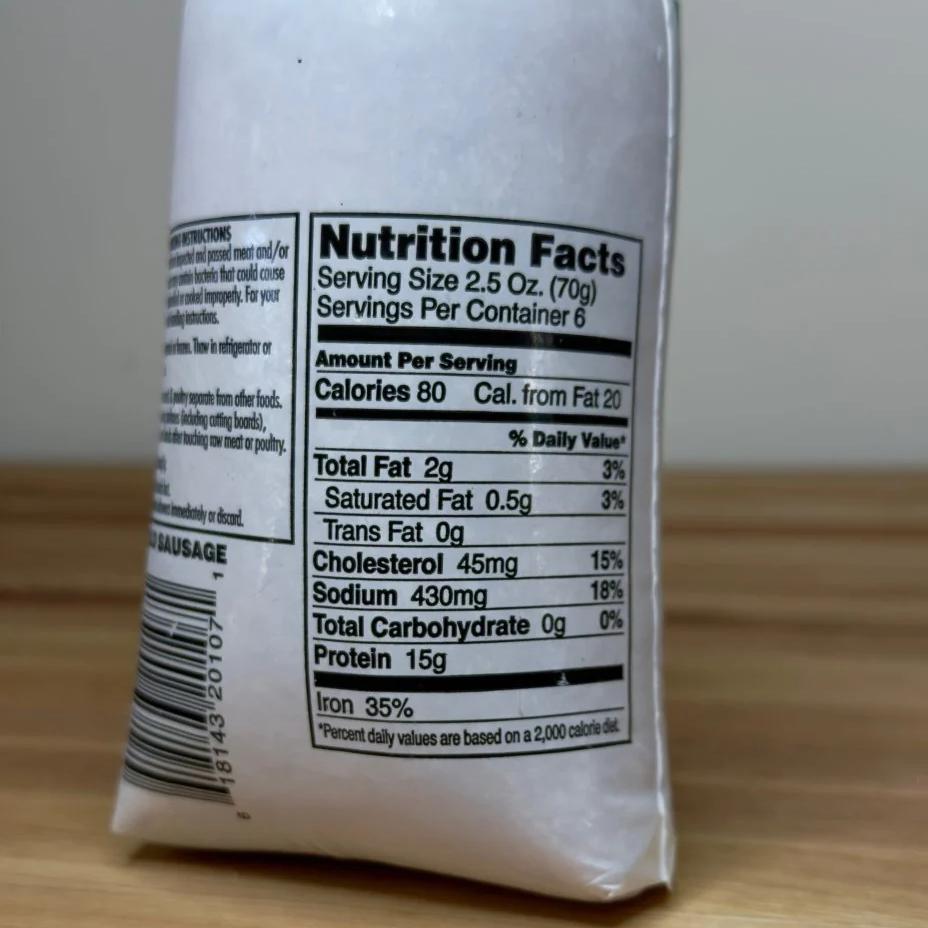 All-Natural Mild Turkey Sausage - Heartstone Farm