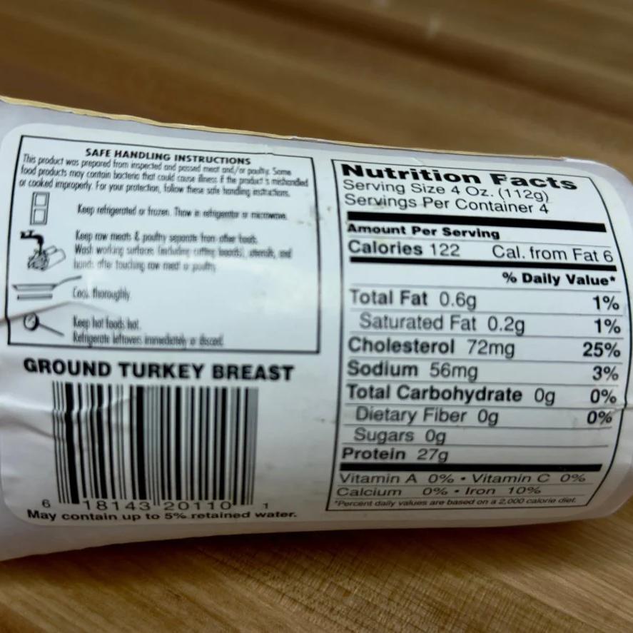 All-Natural Ground Turkey Breast 1 lb - Heartstone Farm