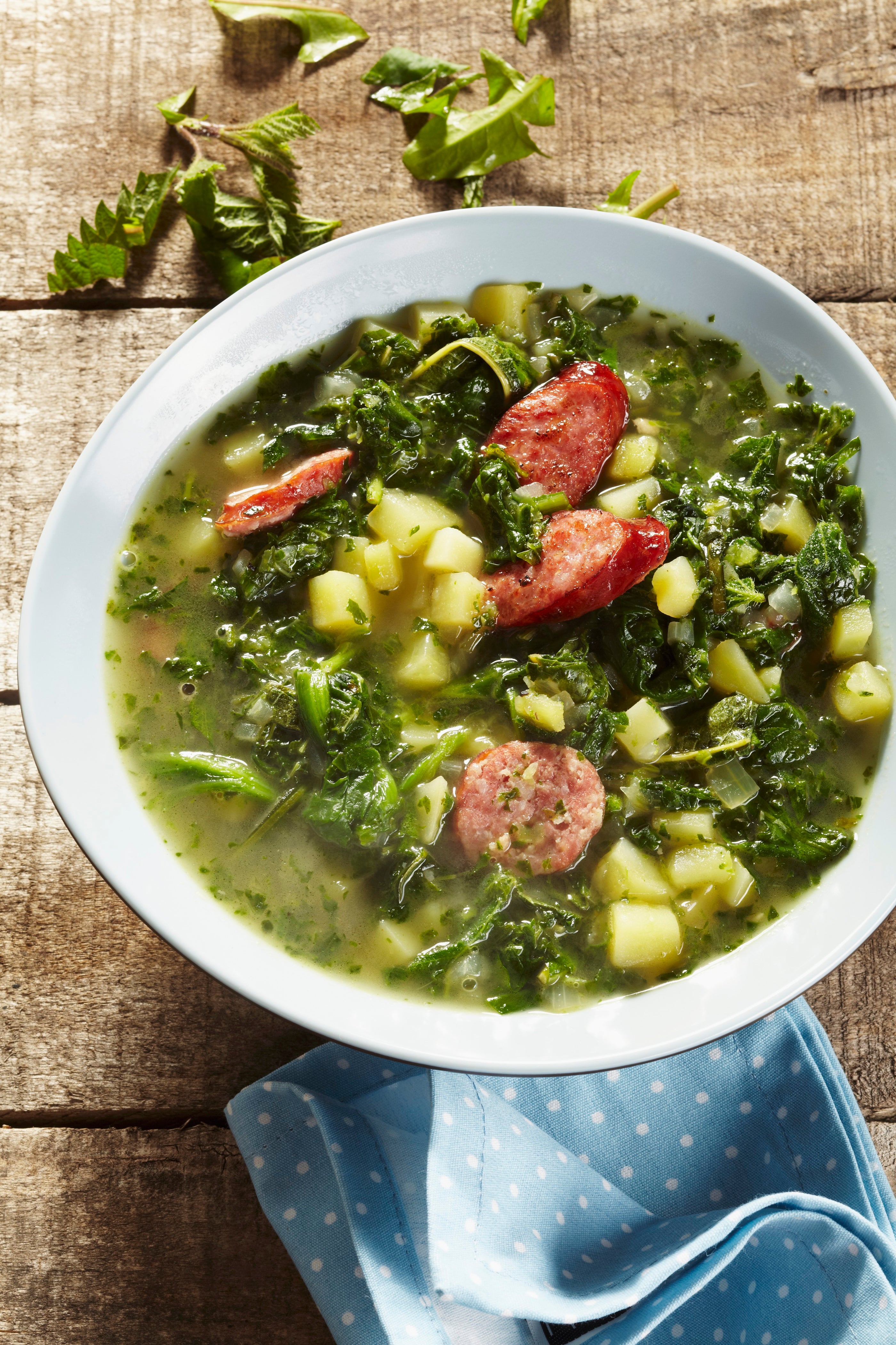 sausage and kale stew