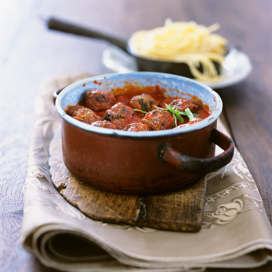 classic meatballs with tomato sauce