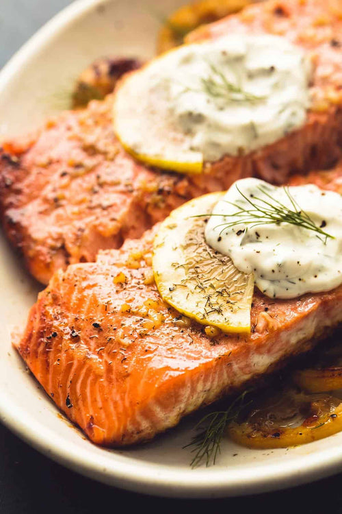 Creamy Parmesan Dill Salmon - Heartstone Farm
