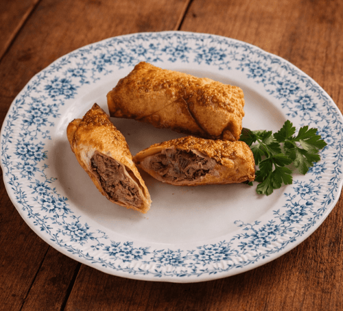 Steak and Cheese Egg Rolls - Heartstone Farm