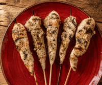 Garlic Dill Parmesan Chicken Tender Skewers - Heartstone Farm