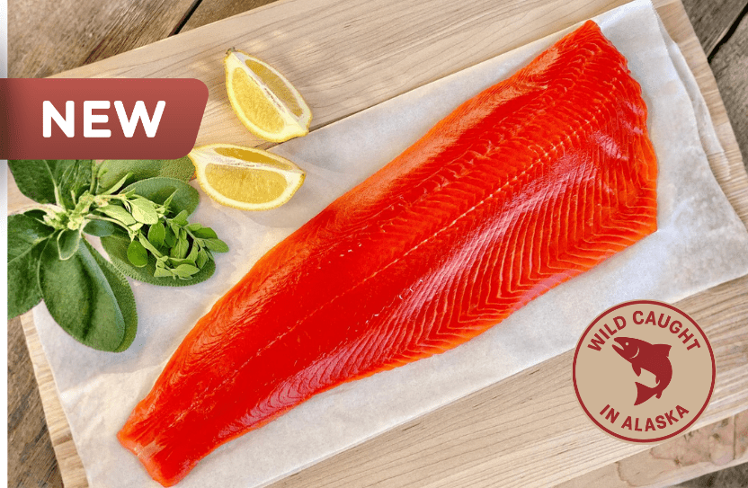 Wild Alaskan Sockeye Salmon Filet - Heartstone Farm