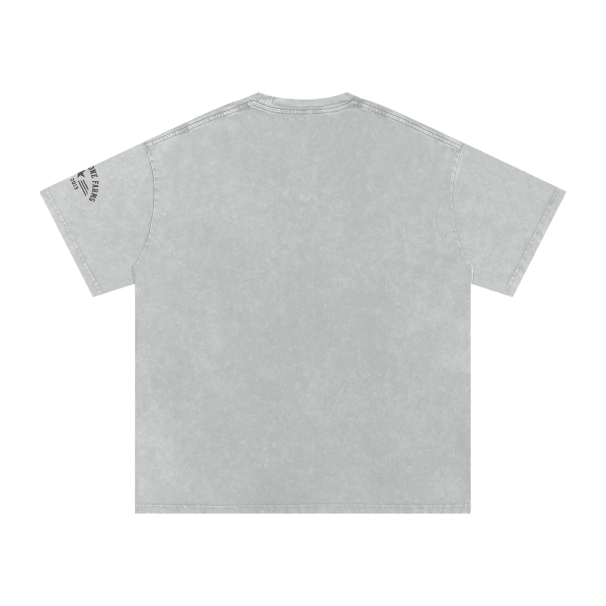 Snow Washed Oversized Cotton T-Shirt - Heartstone Farm