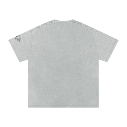 Snow Washed Oversized Cotton T-Shirt - Heartstone Farm