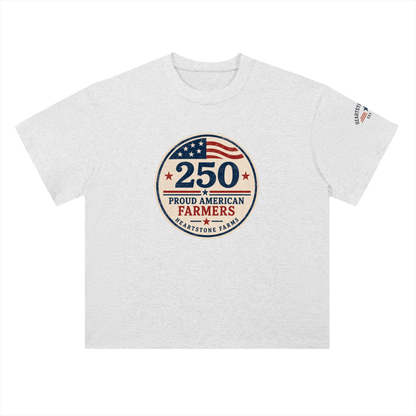 Heavyweight Drop Shoulder Cotton T-Shirt - Heartstone Farm