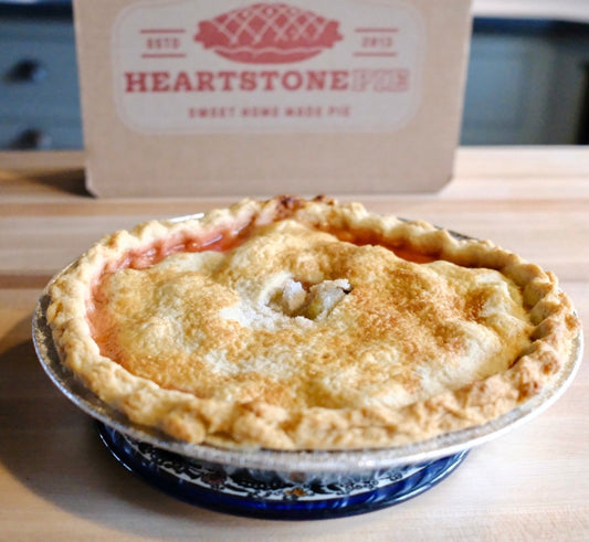 Traditional Strawberry - Rhubarb Pie - Heartstone Farm