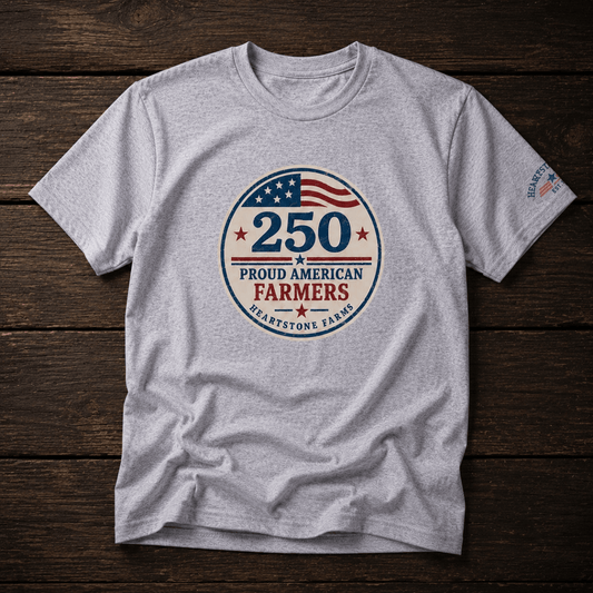 Proud American Farmers T-Shirt - Heartstone Farm