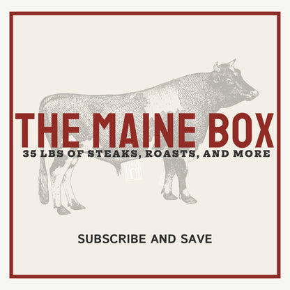 The Maine Box - 34 Pounds of Steaks and More - Heartstone Farm