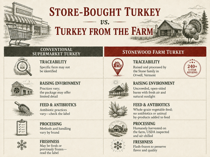 All Natural Vermont Holiday Turkey - Heartstone Farm