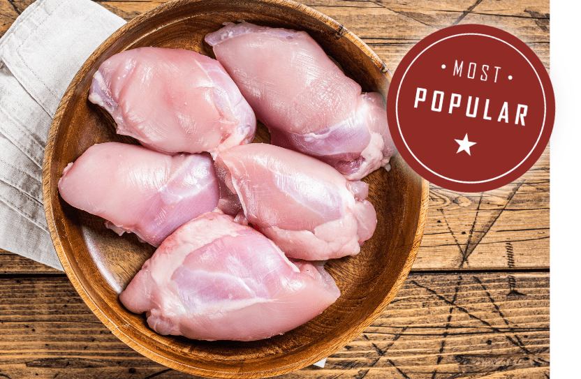 Chicken Thighs - Skinless and Boneless - Heartstone Farm