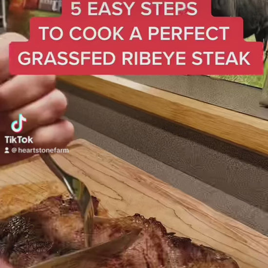 five easy steps to cook a grass fed ribeye steak