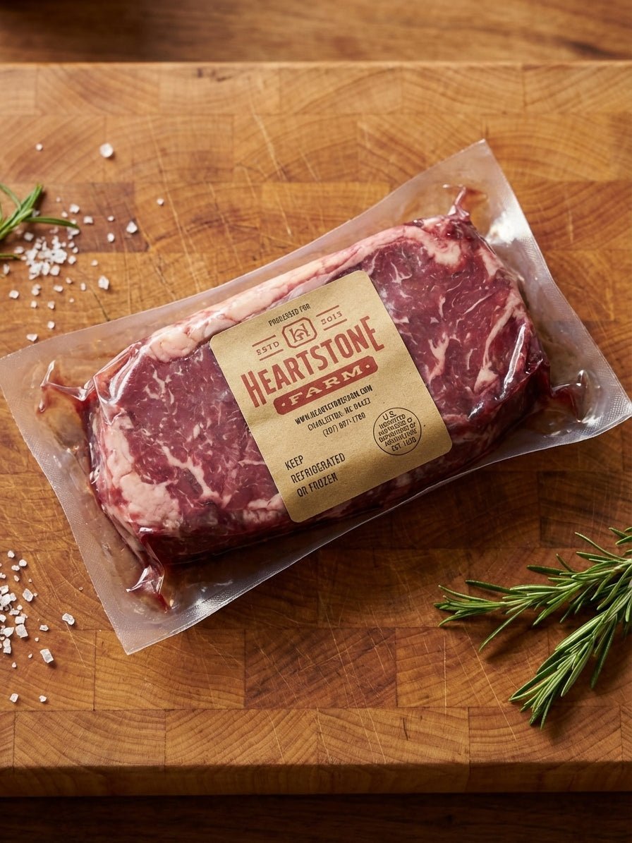 Ribeye Steak | All-Natural Pasture-Raised | Heartstone Farm