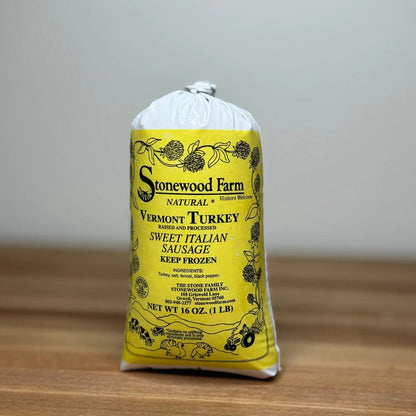 All-Natural Sweet Italian Turkey Sausage - 1 lb - Heartstone Farm
